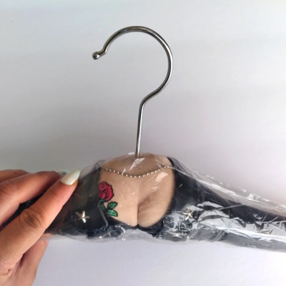 Plush Bosom Cleavage Novelty Clothes Hanger